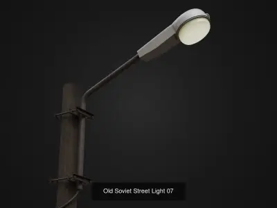 Soviet Street Light Collection Vol 1 3D Model Pack