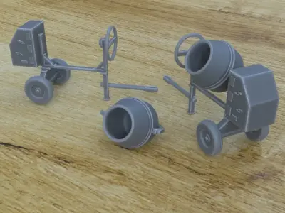 OUTDOOR MACHINE 1-35 SUPPORTED STL 3D print model