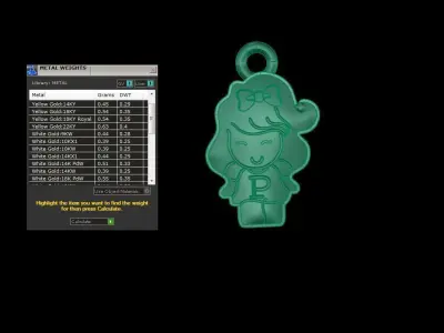 Kids Pendant - 23 3D print model