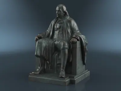  Franklin Monument Oxidized Bronze 