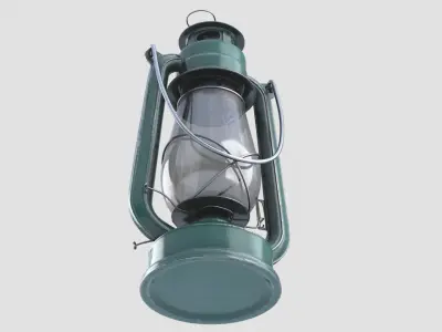Kerosene Oil Lamp 3D model
