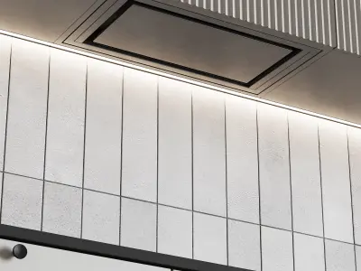 105 contemporary kitchen 02 German cold gray 3D model