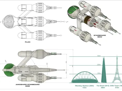 The Liberator - Blakes 7 3D print model