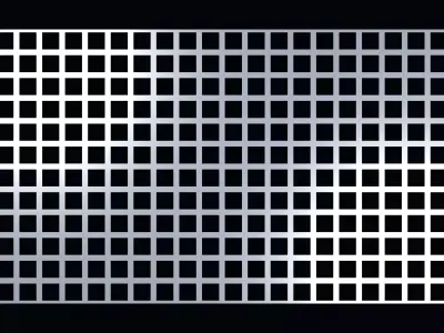 Perforated panel with 56 percent opening 25O120 3D model