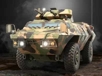  American Wheeled And Tracked Military Vehicles 9 in 1 PBR Vol 2 