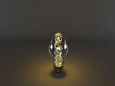 Edison Lamp 3D model