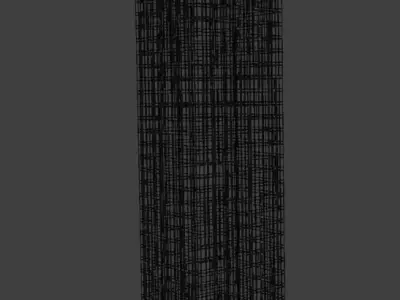 Rotterdam - The Red Apple Building Low-poly 3D model