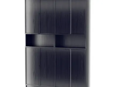 ikea BILLY OXBERG v6 3D model