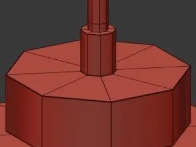 Untitled claremont pendant light with clear glass shade 3D model