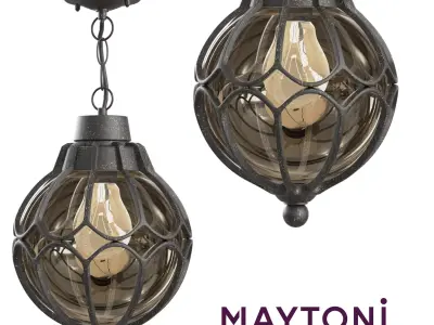 Pendant Lamp Champs Elysees S110-35-01-R Maytoni Outdoor Free 3D model