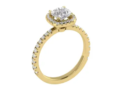 Women Ring  Render 3dm STL OBJ FBX TXT Details 3D print model 20