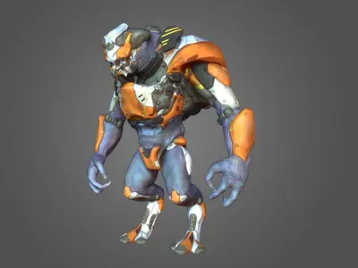 Alien Mech Heavy 3D model