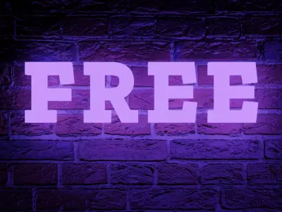 Neon Effect 3D Free low-poly 3D model