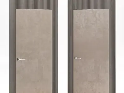 Interior Doors 3d model Low-poly 3D model