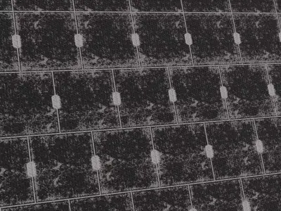 Distressed Dark Tiled Zigzag Metal Plate PBR Seamless Texture