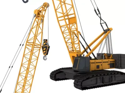 Crawler Crane 3D model