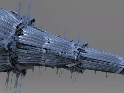 Sci-fi Opera House 3 3D model