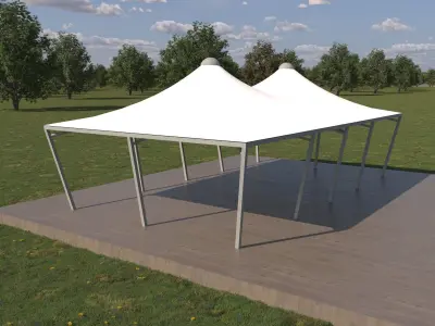 Textile Membrane 3 3D model