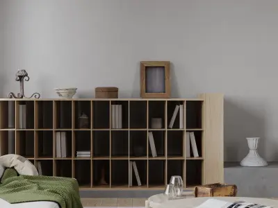 apartment interior scenes    3D model get
