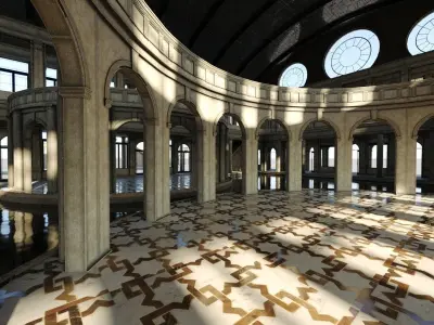 Building  With Interiors 3D model
