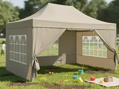 Canopy Garden Party Tent 3D model