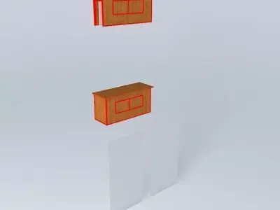 Portable Desk Free 3D model