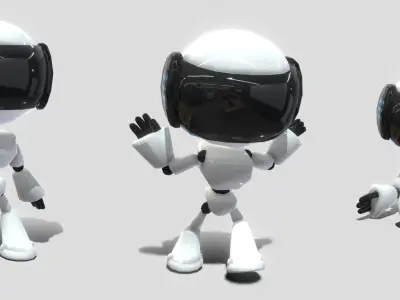 VIASS Robots Terrorist B Low-poly 3D model