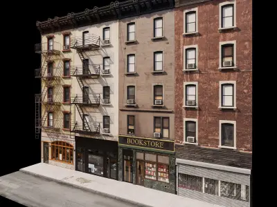 New York Facade 3D model
