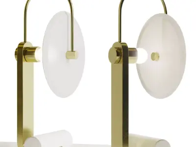 Universe Desk Lamp Low-poly 3D model