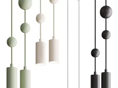 SUNDERLINE S Hanging lamp 3D model