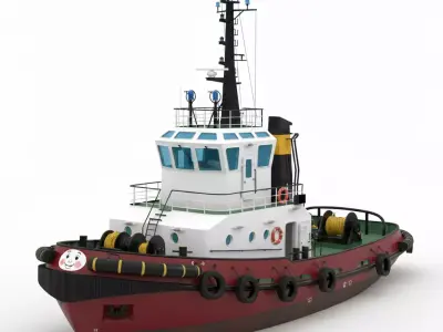 Atlas Tugboat 3D print model