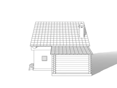 Heidi Fantasy House Casa de Heidi Fantasia  Low-poly 3D model