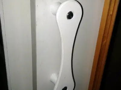 Curvy Door Handle Free 3D print model