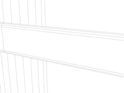 Hotel Door Handle Latch with Roomcard Reader Left and Right Low-poly 3D model