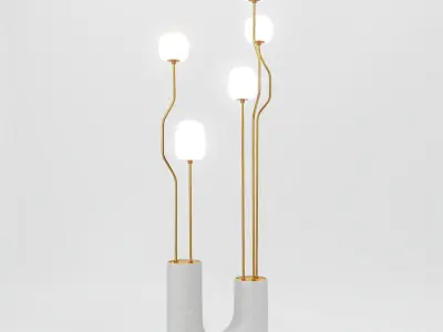Floor Lamp 3D model 8