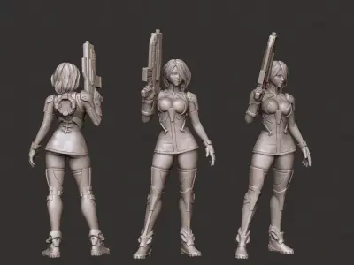 Girl-Sci-Fi-StarWars-Navigator 3D print model