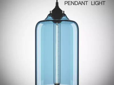 Bella Modern Pendant Light 3D model