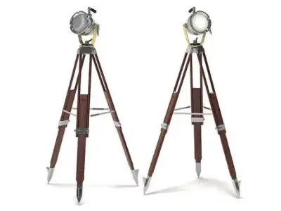 Spot Light 3D Low-poly 3D model