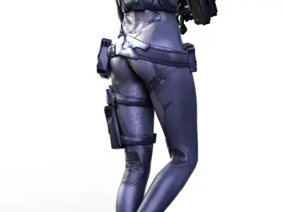 Motoko Kusanagi Ghost in the Machin 3D print model
