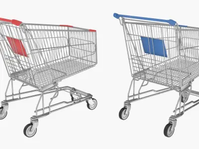  Supermarket Shopping Cart Collection 