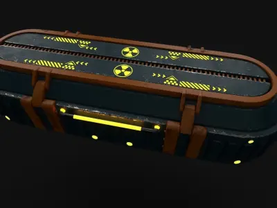 Sci-Fi Container 3D model buy