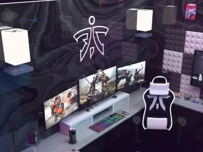 Fnatic gaming room Free 3D model