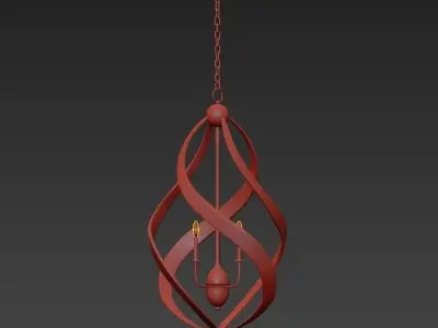 Trephine Chandelier 3D model