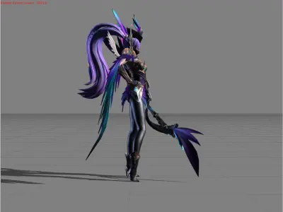 Miya Modena Butterfly Low-poly 3D model