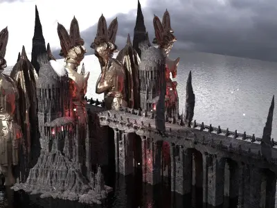 Apollo Sun God Temple 1  3D model