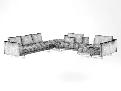 Valery Mix Sofa Composition 01 3D model