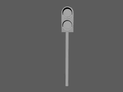 Signal Light 3D model