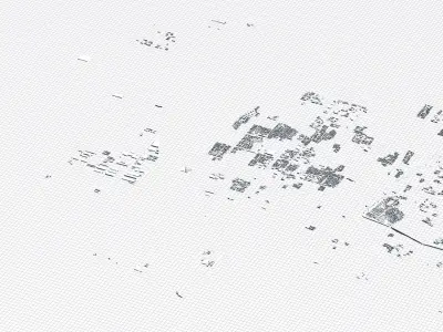 Huanglongsi China City Landscape 3D Model 3D model