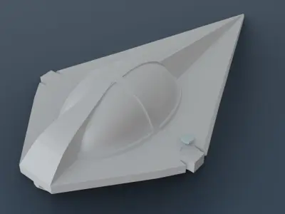 Smallville-Spaceship star wars spaceship 3D print model