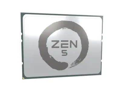 AMD TR4 CPU Zen 5 V1 001 3D model